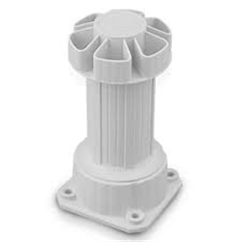 DOLAP AYAĞI PLASTİK  AYARLI VİDALI 10X15 CM BEYAZ